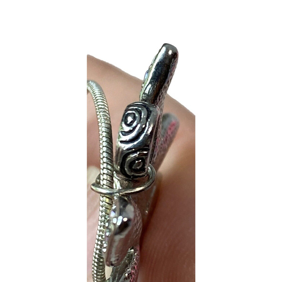 Fairy Vintage Kirks Folly Silver Crystal Wings "Queen Of The Fairies" Necklace - Picture 8 of 9